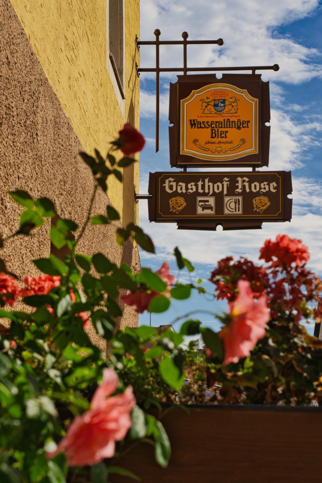 Gasthaus Zur Rose Aalen Exteriör bild